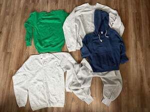 Vintage 90s Loungewear Bundle Gap Sport Sweatshirt Tultex  Joggers BassettWalker